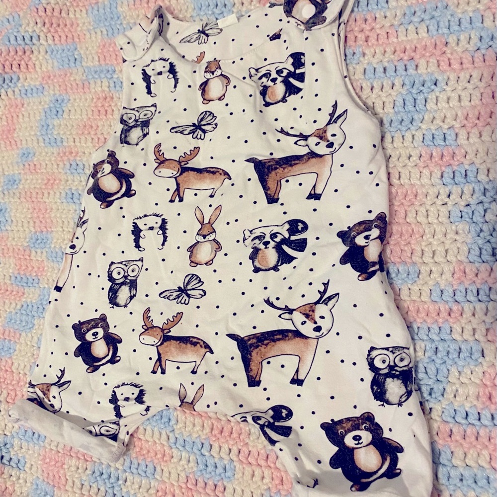 Forest Animals Onesie